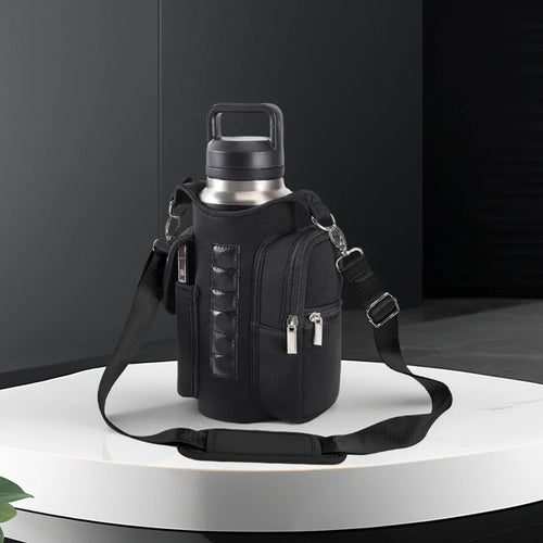 Portable Magnetic Water Bottle Holder and Fitness Bag